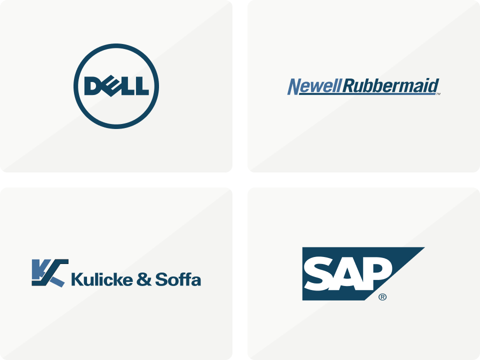 Dell, Newell Rubbermaid, Kulicke & Soffa, and SAP