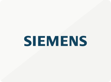 Siemens logo.